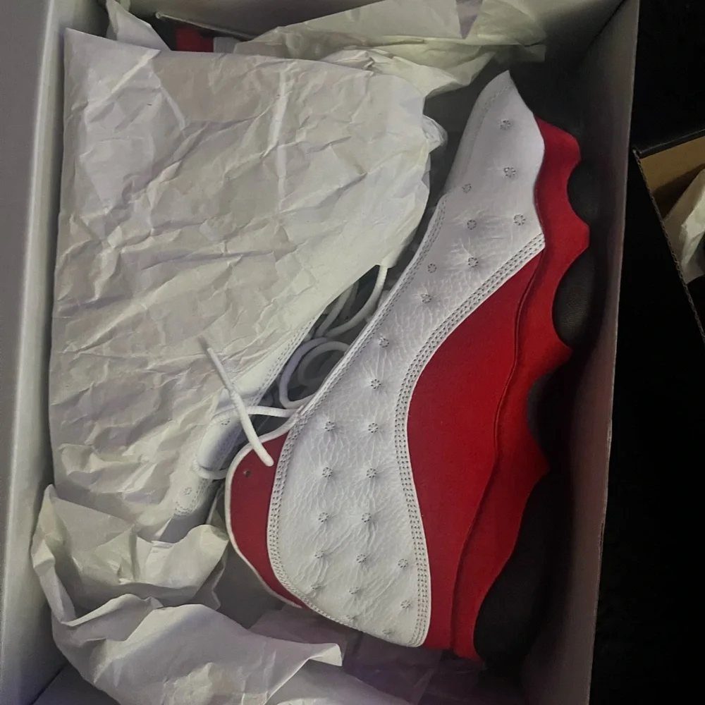 New Nike Air Jordan 13 Retro Chicago White Red Men's Sneakers 414571-102 sz 10